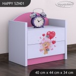 Nočna omarica Happy babies Medo z balonom 08 SZN1